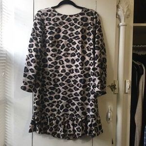 Cheetah print dress
